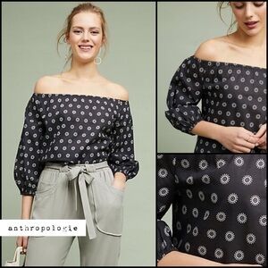 New Anthropologie Maiden off-the-Shoulder Blouse NWT